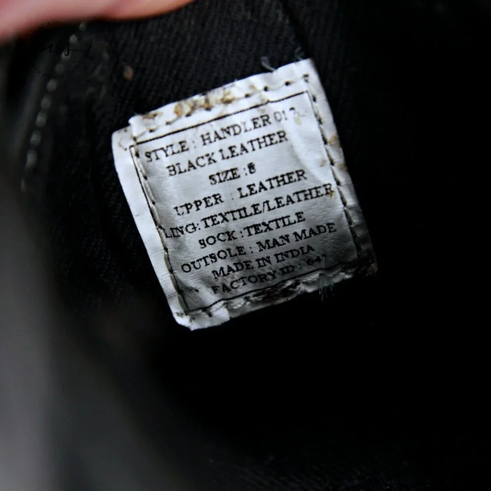 Steve Madden Handler Wallabee Boots‎ Black Men 8